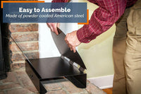 Hearth Bin Adjustable Firewood Rack.