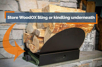 Hearth Bin Adjustable Firewood Rack.