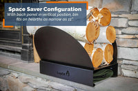 Hearth Bin Adjustable Firewood Rack.