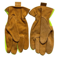 Hi-Vis GripOX Premium Leather Work Gloves