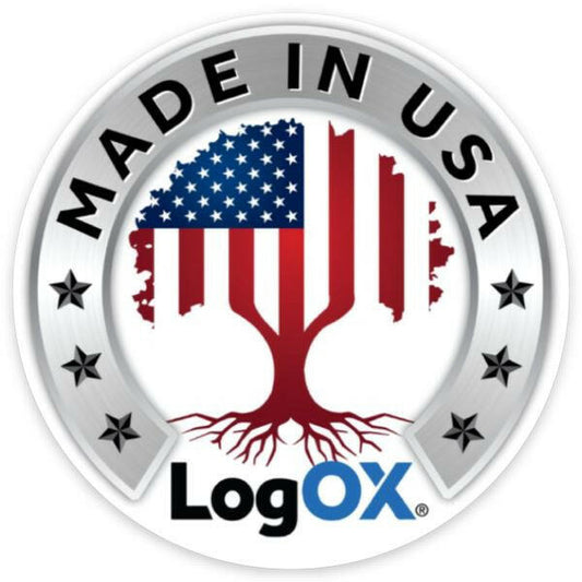 LogOX Made in USA Sticker.